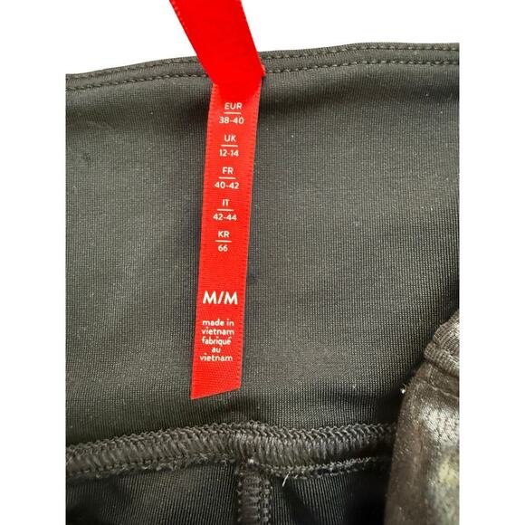 SPANX By Sara Blakely Women's Black Leather High Waisted Skinny Leggings Size M - Picture 5 of 6